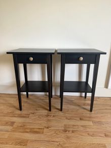 ikea hemnes bedside tables x2