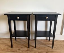 ikea hemnes bedside tables x2