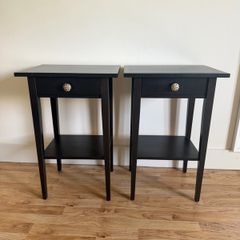 ikea hemnes bedside tables x2