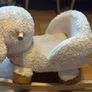 Wooden Baby Rocking Animal Sheep Image 2