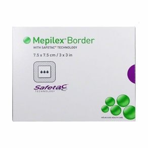 BRAND NEW Mepilex Border Dressing, 7.5x7.5cm, Pack of 5