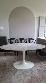 Designer Tulip Marble Dining Table
