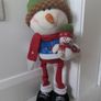 Christmas Santa and Snowman Image 2