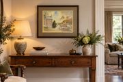 Brian Bennett Watercolour &amp; Ink Painting - Historic Irish Town Street Framed
