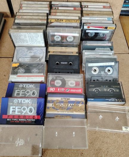 27+ Vintage Cassette Albums, recorded 70's, 80's, 90's