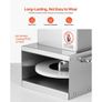 Electric Pizza Dough Press Machine, 6 inch Pizza Pastry Press Plate, Stainless Steel Bread Presser, Adjustable Thickness Commercial Forming Machine, with 100 Pcs Parchment Paper Image 3