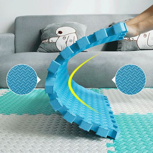 Size 60cm by 60cm Extra Thick Interlocking Foam Floor Block One Pack (10PCs)