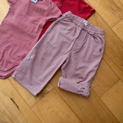 Baby bundle  bodysuit T-shirt, trousers, Obaibi Petit Bateau