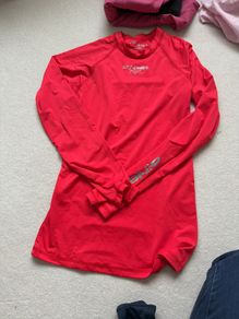 O Neills red size M rash vest