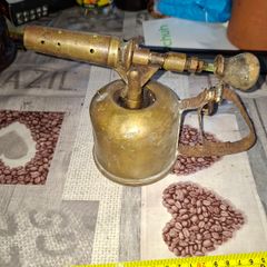 Beautiful Old Brass Soldering Blow Lamp Postage Available