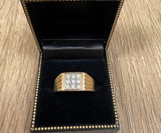 mens rings 9ct