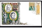 1980 Ireland Europa (Personalities) (George Bernard Shaw &amp; Oscar Wilde) Commemorative Stamps Addressed Hibernian First Day Cover (FDC)