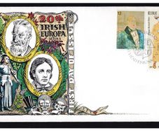 1980 Ireland Europa (Personalities) (George Bernard Shaw & Oscar Wilde) Commemorative Stamps Addressed Hibernian First Day Cover (FDC)