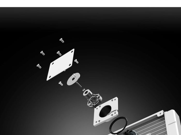 Mag Coreliquid 240r V2 White Cpu Watercooling Aio Kit Rotating Argb ...
