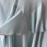 blouse mint green size 10 long sleeve frilled blouse Image 2