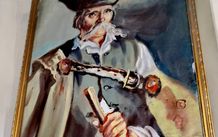 The old shepherd - oil painting