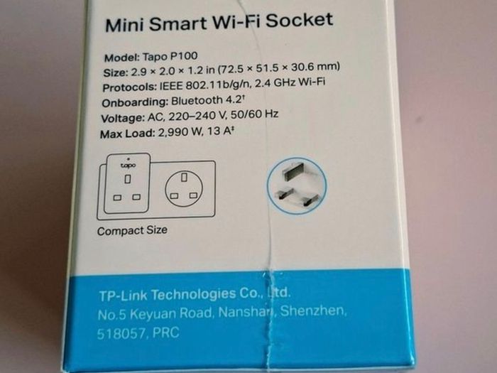 TP-Link Tapo P100 Mini Smart Wi-Fi Sockets