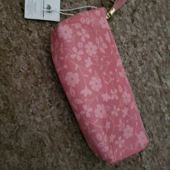 Pencil case pink flowers NEW