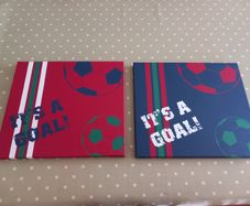 Football Prints on Canvas