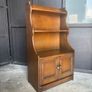 An elm Ercol Waterfall Bookcase Image 4