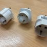 european plug to UK/ Irish plug adapter x3 Image 2