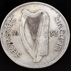Ireland - 1933 - Half Crown - Silver - KM.8 - [2421]