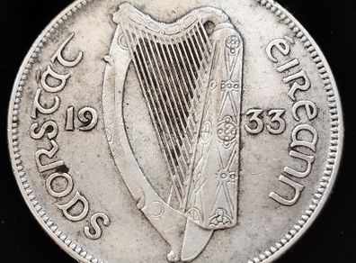Ireland - 1933 - Half Crown - Silver - KM.8 - [2421]