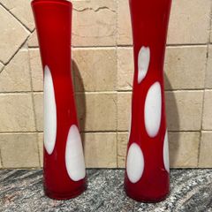 Glass vases lava lamp style