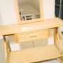 Vintage rattan and bamboo dressing table Image 3