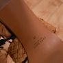 Zara Brown Tan Woven Lace-Up Gladiator Block Heel Sandals 6UK/39EU Image 6