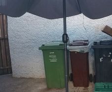 Garden furniture Umbrella and base for sale