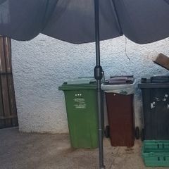 Garden furniture Umbrella and base for sale