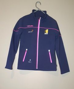 Like new kilkenny gaa soft shell fleece jacket size 10 navy/pink