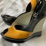 Karen Millen Wedge Leather Upper Heels for Women Image 5