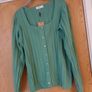 Gallery  Jade Pleated Style   Cardigan.    S. M - 14    B.N.W.T. Image 2