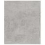 Sink Cabinet with Built-in Basin Concrete Grey Chipboard Image 7
