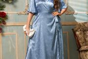satin maxi dress