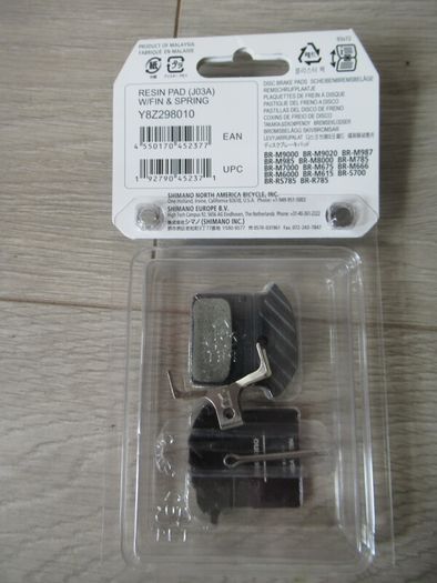 Shimano Brake pads, Deore  XT, SLX ALFINE