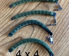River fishing salmon and trout wriggle weights 4 x 4 grams