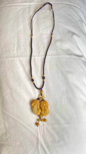Yellow Jade Necklace