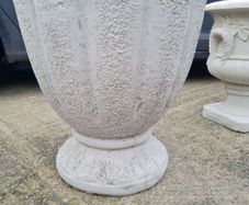 Concrete flower pots