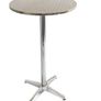 Aluminium Standing Table Height Adjustable Foldable Base with Concrete Inlet Image 2