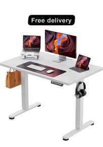 Electric Standing Desk Height Adjustable 100 x 60cm, Sit Stand Desk