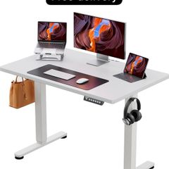 Electric Standing Desk Height Adjustable 100 x 60cm, Sit Stand Desk