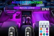 2 LED Decorative Lights with 8 Gradient Flashing Modes, Protection Level IP65, USB Rechargeable