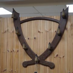 Vintage Deer Hoof Wall Coat Rack