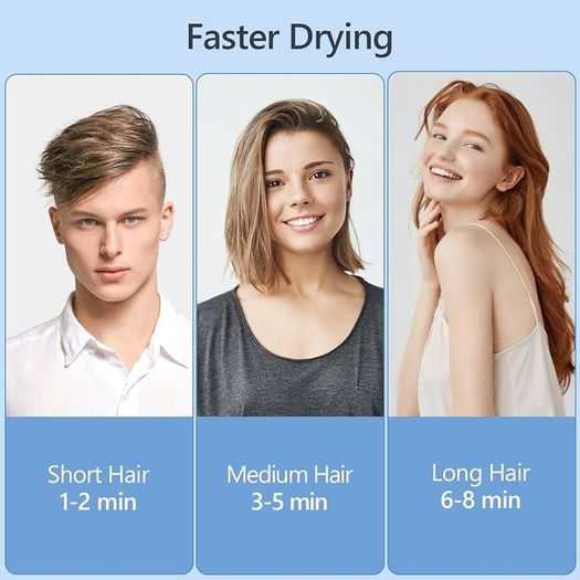 NEW SALE Powerful Foldable Ironic Hair Dryers for Curly Hair and Straight Hair Small Blow Dryer for Women Men, Fast Drying