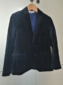 Velvet navy kids blazer/jacket