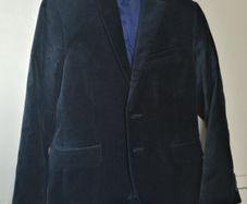 Velvet navy kids blazer/jacket