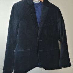 Velvet navy kids blazer/jacket